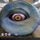 Dinosaur Theme Park 8D dinosaur eyes Animatronic 3D dinosaur eye