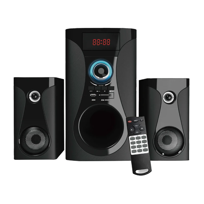 Samtronic HS-246 TF card FM radio USB optional subwoofer Bluetooth 2.1 multimedia speaker home theatre system - ANKUX.COM