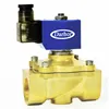 Low power consumption 110v 220v ac 1 inch brass 2/2 way air solenoid valve for water