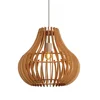 China suppliers wooden ceiling led light pendant decorative art hanging lamp