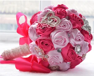 artificial flower bouquet wedding door gift , flowers wedding