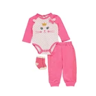 Mother's choice baby grower bodysuit clothing sets 100% cotton new born baby gift set