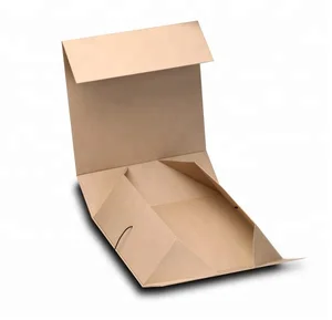 recycled kraft paper folding gift custom made shipping boxes