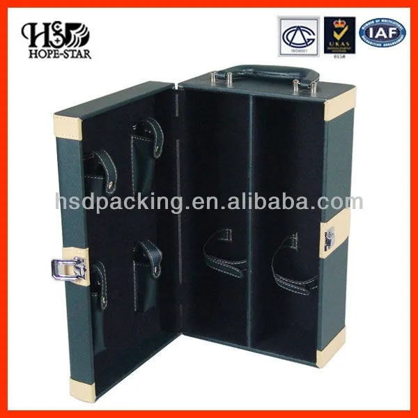 HIGH QUALITY CUSTOM MADE MATT BLACK WINE GLASS GIFT BOX