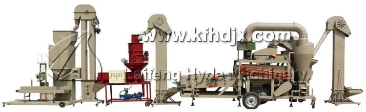 Hyde Machinery 5ZT cereal seed cleaning sorting coating equipment
