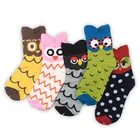 Popular cartoon animal head tube socks for young girl