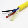 2 core power cord with fiber optic hybrid cable underwater ROV Tether
