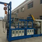 150 extruder / NBR and PVC Insulation pipe extrusion machine // sponge EPDM rubber tube and sheet production line