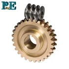 customized cnc machining brass worm gear