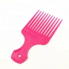 High quality magic rose rolor plastic afro Hair comb for black women