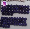 2015 wholesale druzy stone quartz beads round dark blue color for jewelry druzy charms