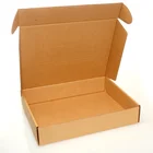 Custom Kraft Brown Corrugated Paper Box Printed Logo Mailer Shipping Boxes Packaging T-Shirt Underwear Baby Clothing