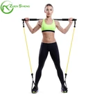 Bars Bar Resistance Resistance Band Bar ZHENSHENG Gym Exercise Bars Indoor Bar Sets Resistance Bands Set