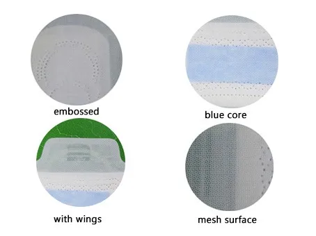 4) new breathable back sheet can effectively desorb the wet