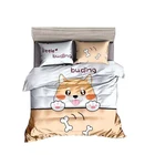 Microfiber 120gsm 3D animals kids children design duvet cover set