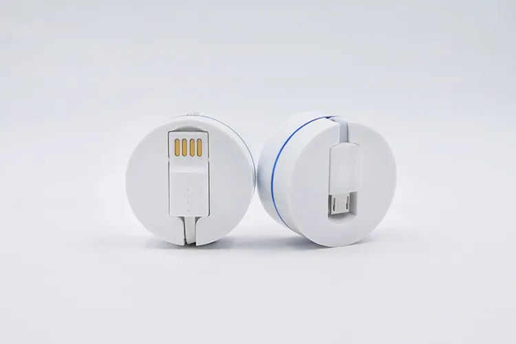 High quality retractable charging cable 3 in 1 usb charging cable round box usb charging cable - ANKUX.COM