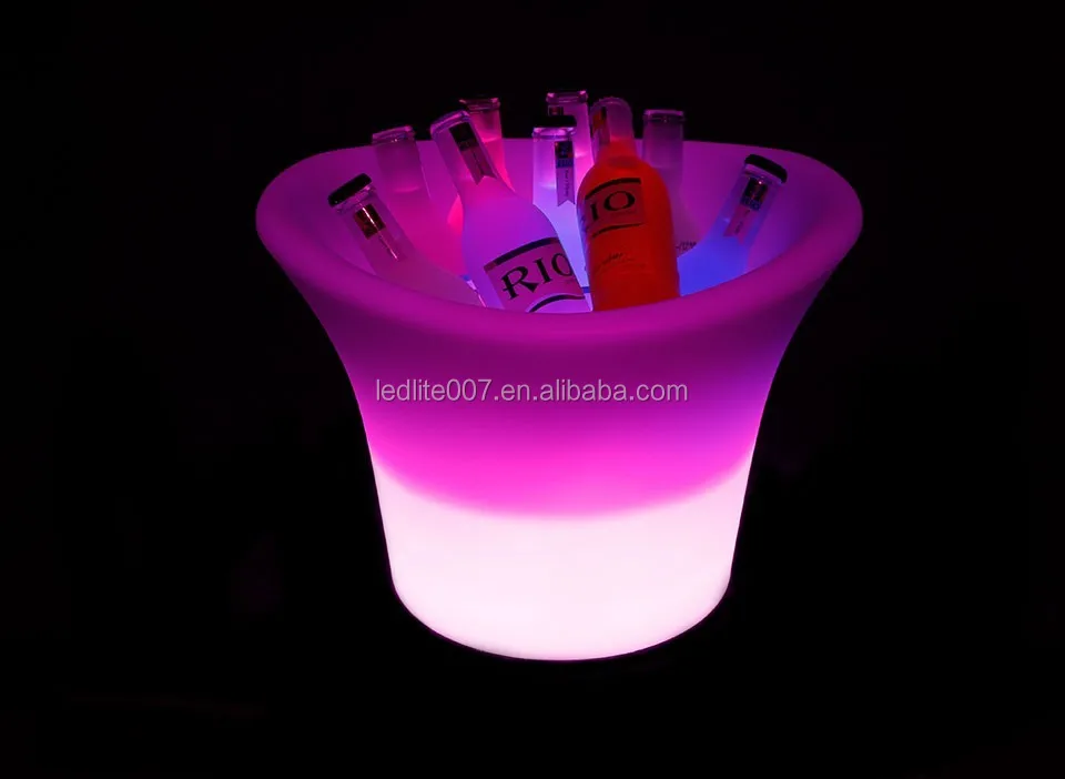 商業ledプラスチック長方形のアイスバケット仕入れ・メーカー・工場