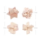 Games Wooden Brain Twister Toys 3D Puzzles Mind Games Yunhe