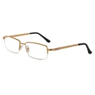 CJ8877 CE Certification Stock Italian Fashion Half Frame Readers Eyeglasses Reading Glasses For Women Men