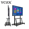 75"multi-touch education all in one pc classroom teaching interactive whiteboard