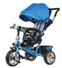 4 in 1 push tricycle for Russia market / Kids tricycle with Mama bag and mosquito net