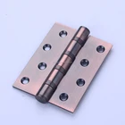 stainless steel dark bronze color butt 180 degree balls bearing pivot wood door hinges