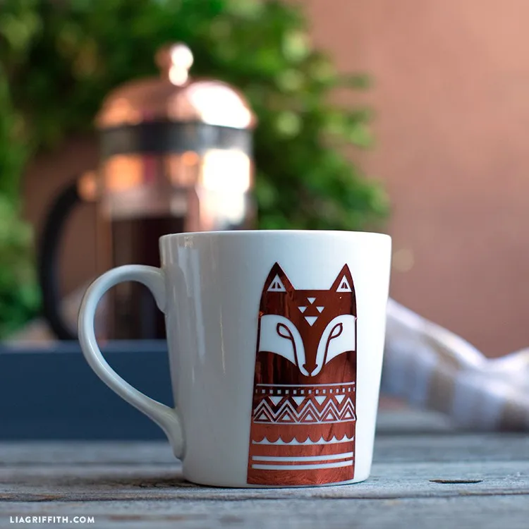 custom decal printing for ceramic mug, glass cup, thermos cup