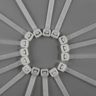 Yueqing 3*150 mm nylon cable tie white nylon cable ties self-locking nylon cable ties pa66
