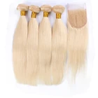 Raw brazilian honey blonde colors extensions weaving 613 remy virgin hair