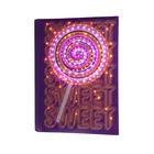 hot selling promotion custom printing light up spiral school book notebook wholesale journal