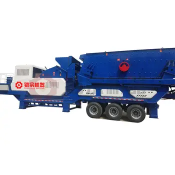 Rock Movable Portable Mobile Screening Plant For Aggregates