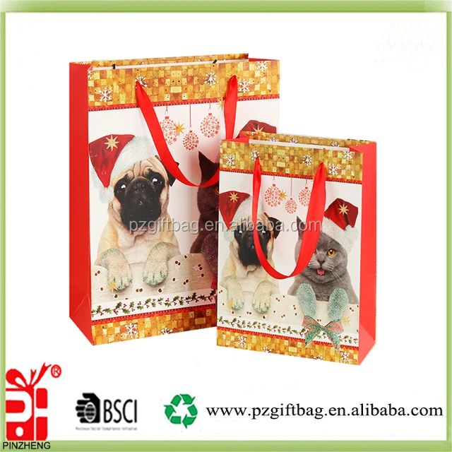 dog christmas gift bag