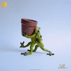 Best Selling Items Flowerpot Art Bonsai Pot Item Promotional Resin Art Craft Supplier