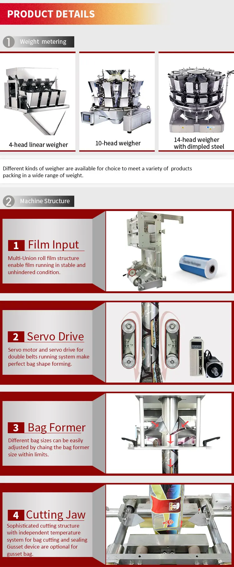 detergent powder packing machine
