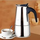 New design 3-4 cup portable Stainless Steel moka pots espresso Coffee Makers