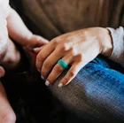 New Product Fashionable Colorful FDA custom silicone Wedding Ring