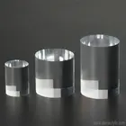Polished Solid Acrylic cylinders, Holiday Acrylic Circular Riser block, Round Plexiglass Solid Block Display Cube