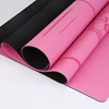 Non-slip Eco-friendly Natural Rubber Gel Square PU Yoga Mat For Sports Fitness