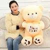 1pcs big size 70cm Stuffed Plush Toys Holding I Love You Heart Big Plush Teddy Bear Soft Gift for Valentine Day Birthday Girls