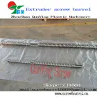 blowing mould machine alloy screw barrel for single plastic extruder machine
