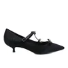 hot sale low heel shoes pumps women with pearls