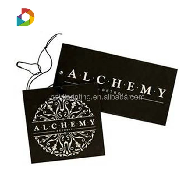 hangtag printed custom tags clothing tags for garment paper hang