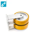 DW 88 series dual wheel 2 ton heavy duty caster wheels for industry use
