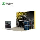 10x8ft Advertising Custom Counter Aluminum Booth Design Pop Up Display