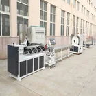 Gas supply PVC spiral reinforced plastic pipe extruding line