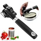 Stainless Steel Sharp Blade Manual Can Opener with Comfortable Grip