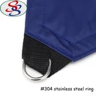 185g/m2 3x4m 9.84x13.12ft blue shade sail