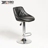 YIBO Hot Sale Soft PU Leather Leisure Bar Stools Swivel Stainless High Chair