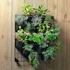 Garten Garden Pot Garden Plant Pot Plastic Hanging Green Living Vertical Wall Mounted Flower Plant Vertical Garten Jardin Garden Planter Pot