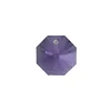 14mm Lilac Light Purple Crystal Octagonal Glass Beads with one hole